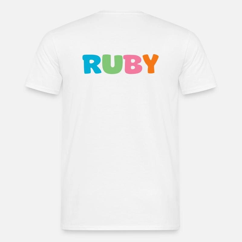 Nom - Ruby - T-shirt homme - blanc