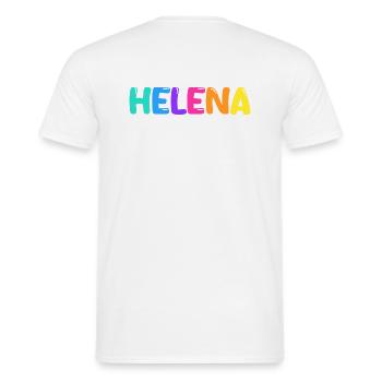 Nom - Helena - T-shirt homme - blanc - Dos - AI Model Male 178 dark (178cm)