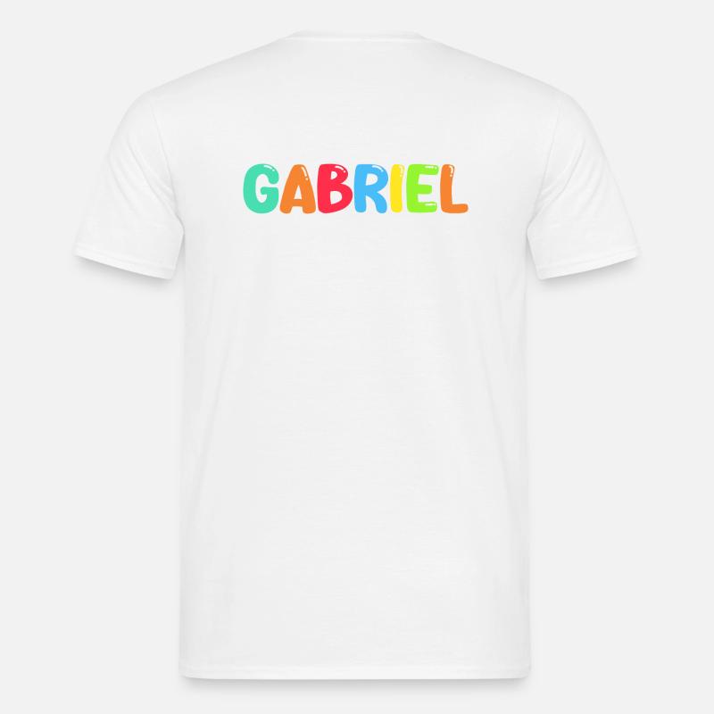 Name - Gabriel - Männer T-Shirt - Weiß
