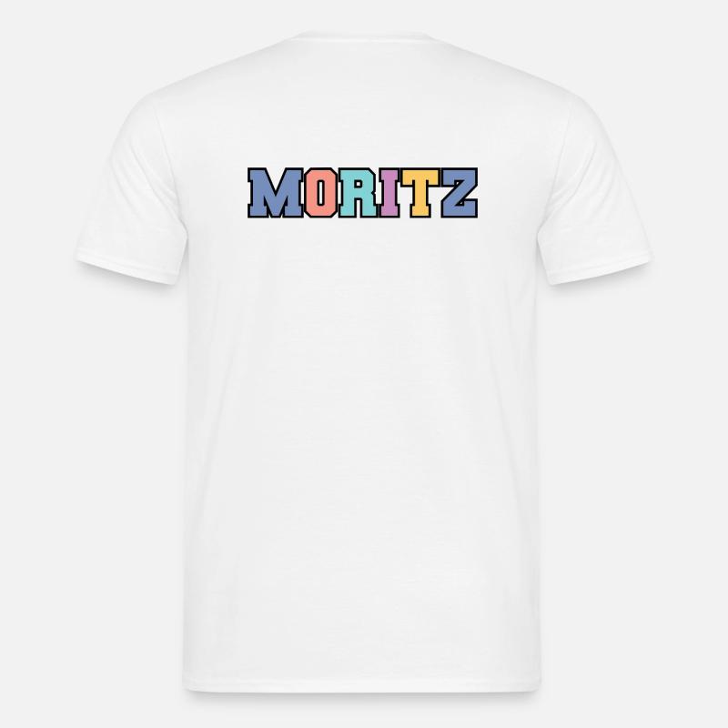 Name - Moritz - Männer T-Shirt - Weiß