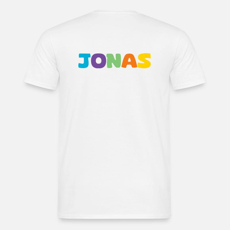 Name - Jonas - Männer T-Shirt - Weiß