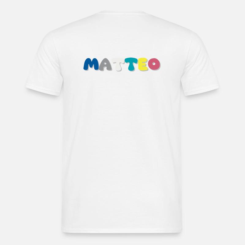 Name - Matteo - Männer T-Shirt - Weiß