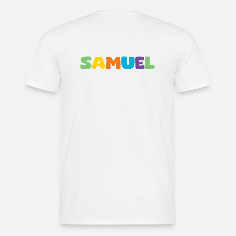 Name - Samuel - Männer T-Shirt - Weiß
