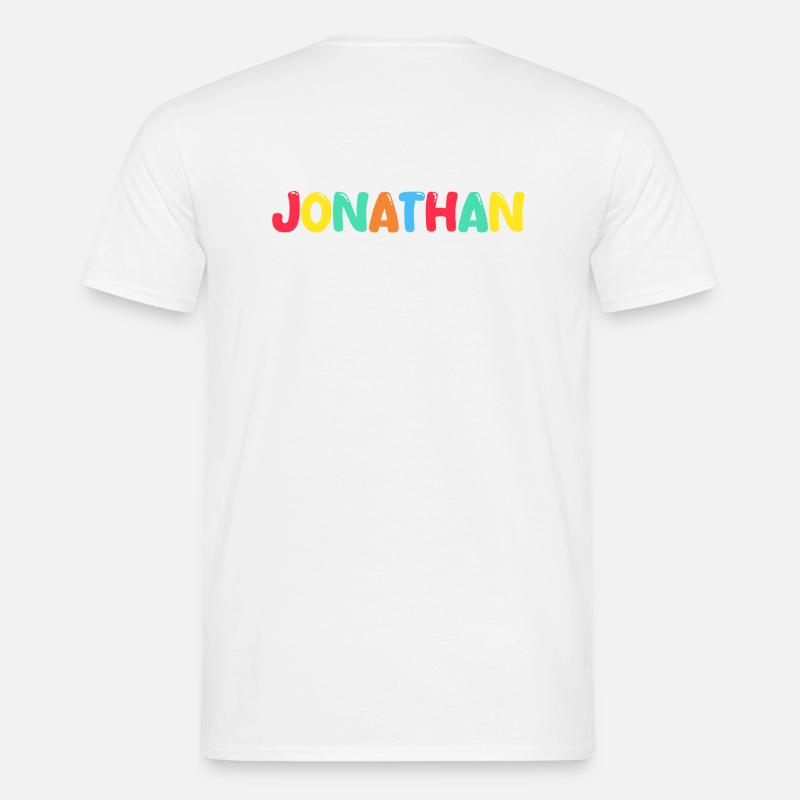 Name - Jonathan - Männer T-Shirt - Weiß