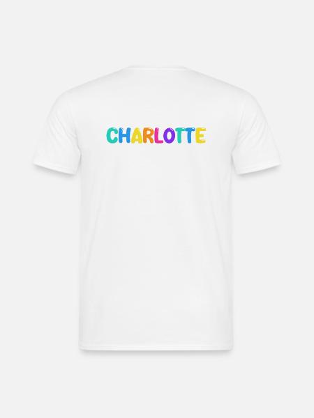 Nom - Charlotte - T-shirt homme - blanc