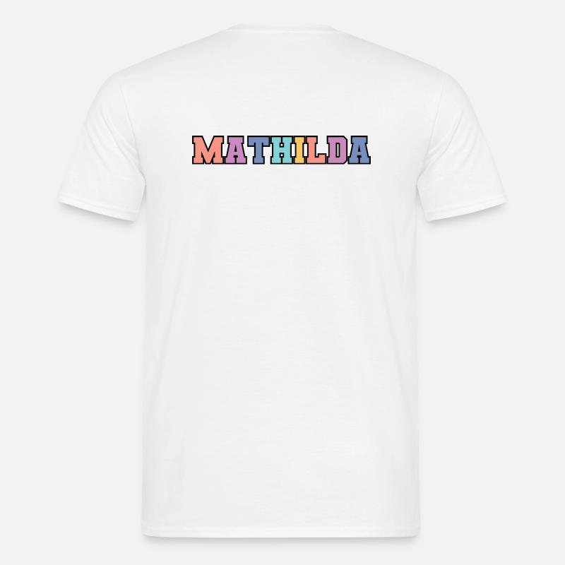Name - Mathilda - Men's T-Shirt - white