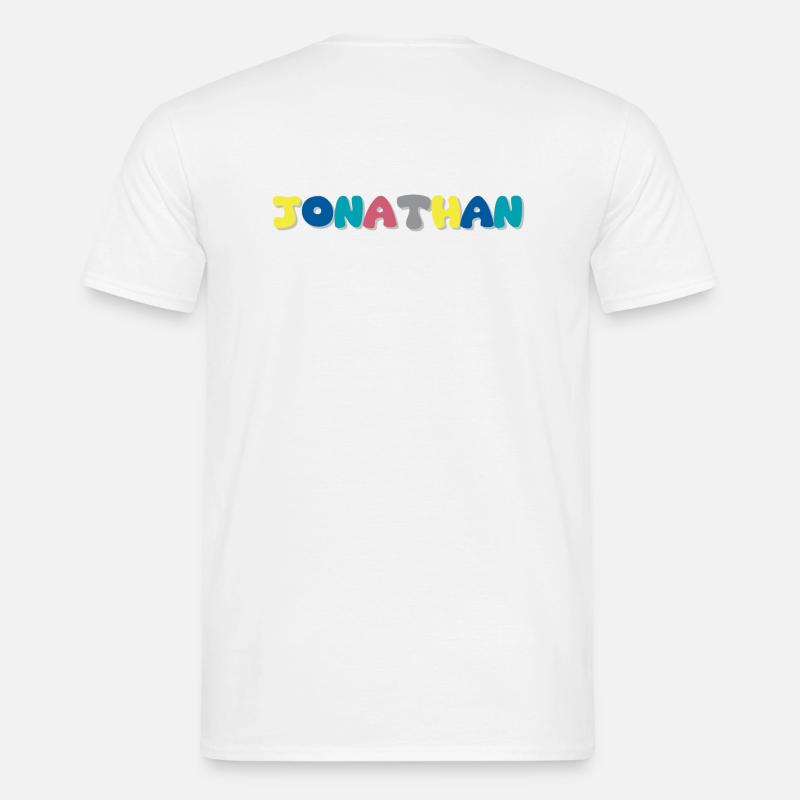 Name - Jonathan - Männer T-Shirt - Weiß