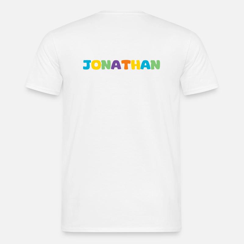 Name - Jonathan - Männer T-Shirt - Weiß