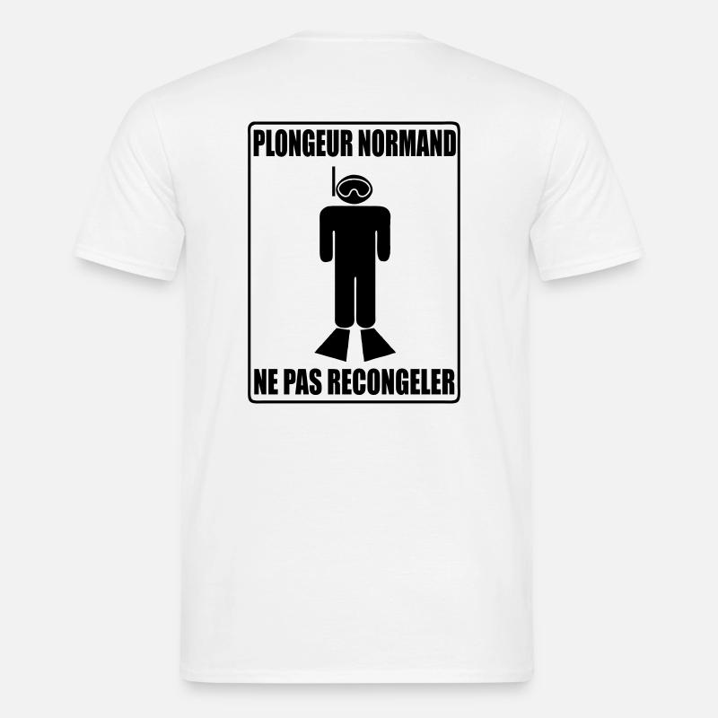 Diver Normand - Männer T-Shirt - Weiß