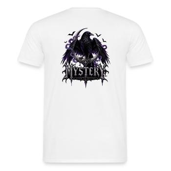 Das Geheimnis des Raben und des Mondes - Männer T-Shirt - Weiß - Hinten - AI Model Male 178 dark (178cm)