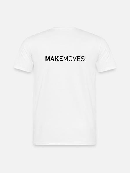 Make Moves - Männer T-Shirt - Weiß