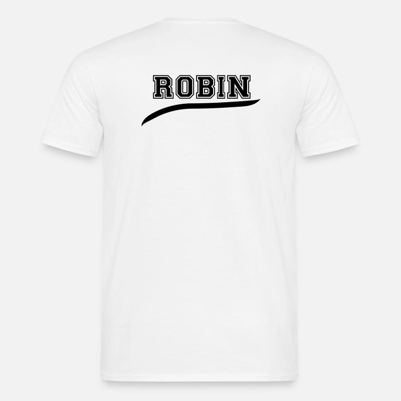 robin_2 - Männer T-Shirt - Weiß