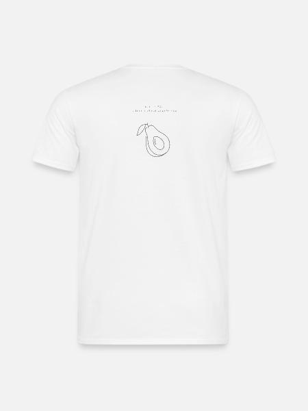 Avocado - Rock´n´Roll - Männer T-Shirt - Weiß