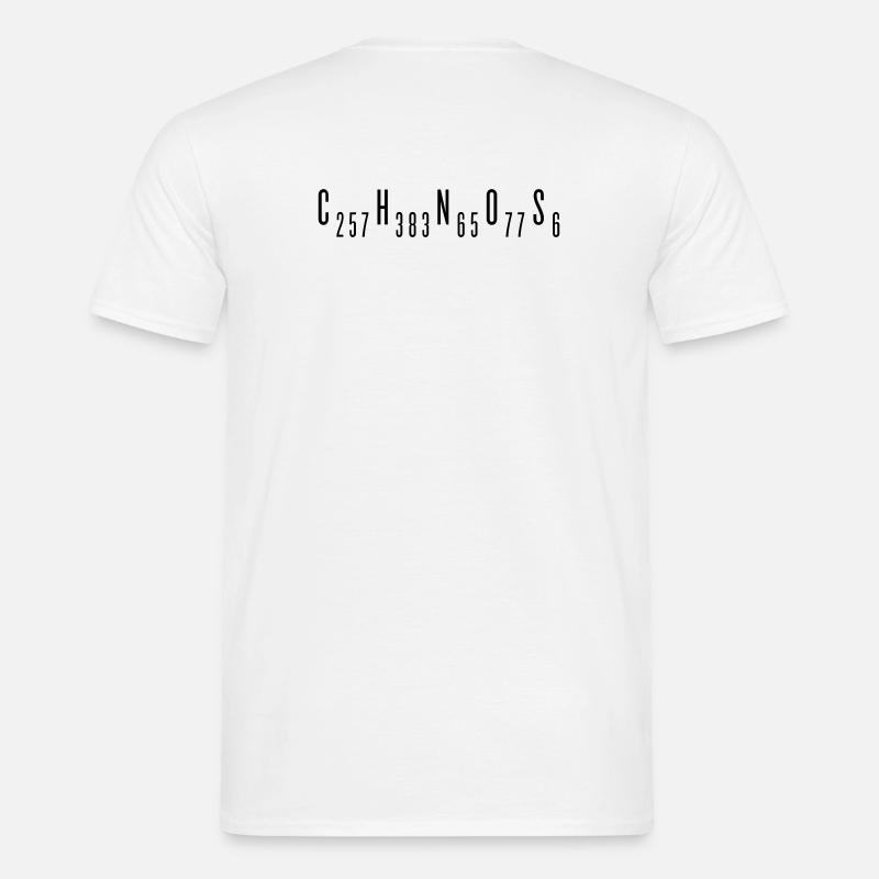 Humaninsulin-Formel - Männer T-Shirt - Weiß