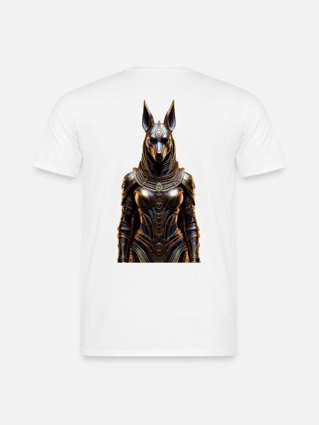 Anubis weiblich - Männer T-Shirt - Weiß
