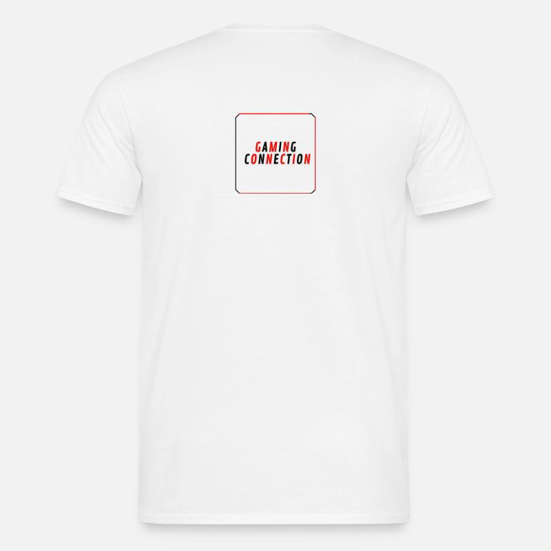 Gamming Connection / Logo - Männer T-Shirt - Weiß
