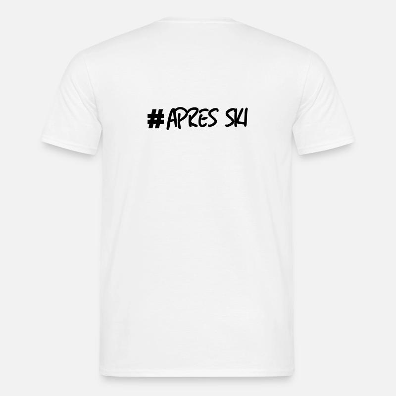 #Apresski - Männer T-Shirt - Weiß