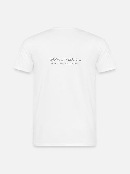 Apnoetauchen Chaos to clamness - Männer T-Shirt - Weiß