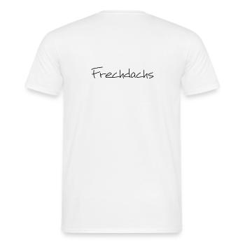 Frechdachs Kind Kleinkind frech Geschenk - Männer T-Shirt - Weiß - Hinten - AI Model Male 178 dark (178cm)