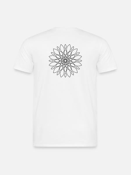 Mandala Flower Floral Gift - Men's T-Shirt - white