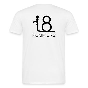 lance_18_2 - T-shirt homme - blanc - Dos - AI Model Male 178 dark (178cm)
