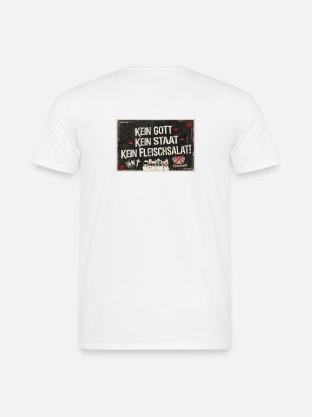 Ich bin ein Graslutscher - Vegan-Spruch - Männer T-Shirt - Weiß