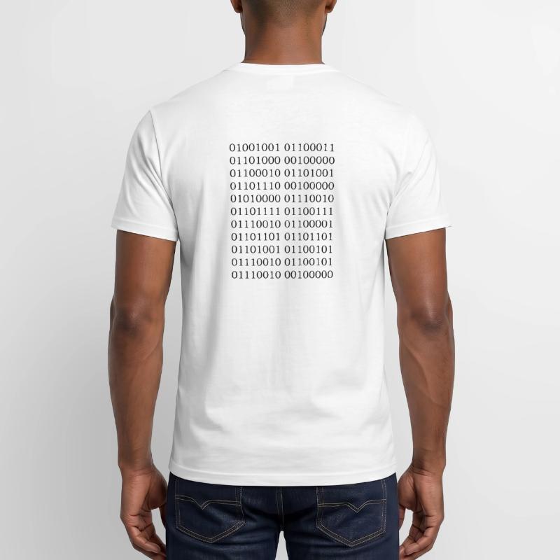 Binär Code "Ich bin Programmierer" Männer T-Shirt