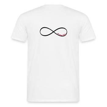 Infinity Sign Family - Cadeau - T-shirt homme - blanc - Dos - AI Model Male 178 dark (178cm)