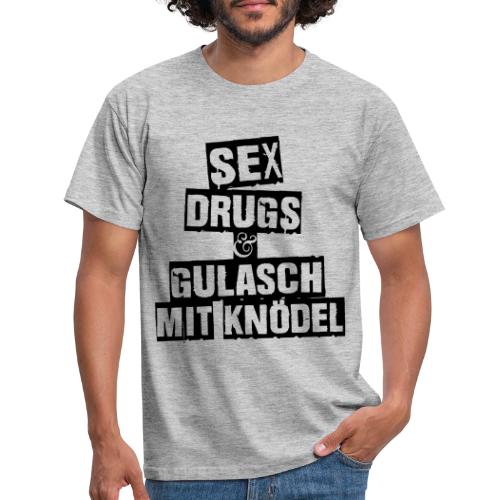 Gulasch mit Knödel - Männer T-Shirt
