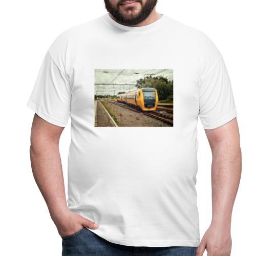 Dieseltrein in Santpoort - Mannen T-shirt