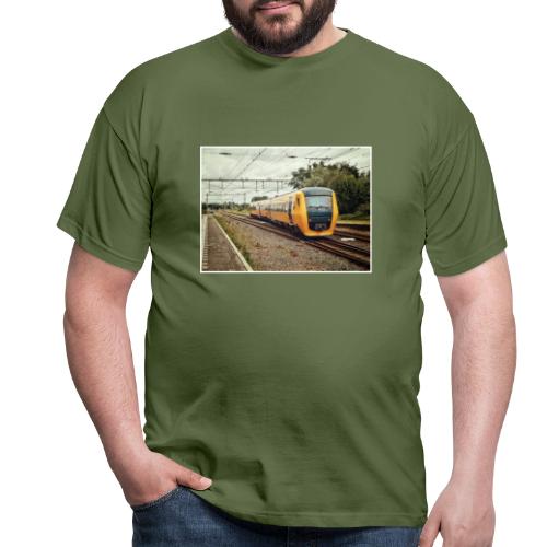 Dieseltrein in Santpoort - Mannen T-shirt