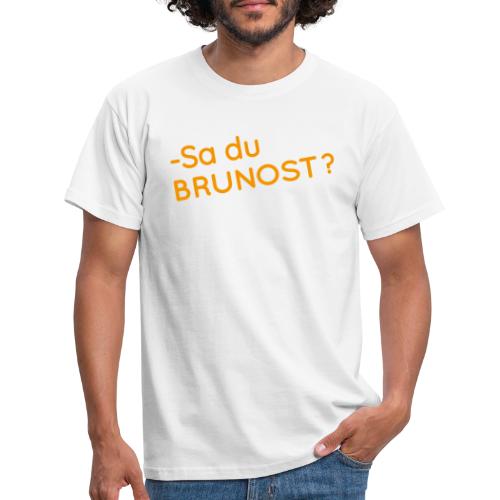 Brunost - T-skjorte for menn