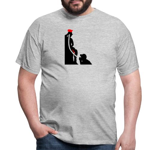 zeitloses Trichterdesign - Männer T-Shirt