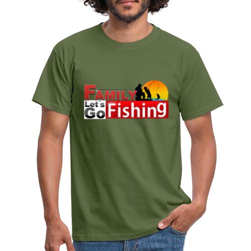 FAMILY LET´S GO FISHING FONDO - Camiseta hombre