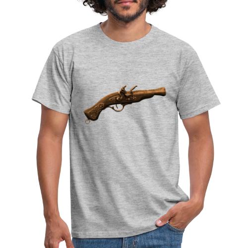 Steampunk Pistole antik Muskete Steinschloss - Männer T-Shirt