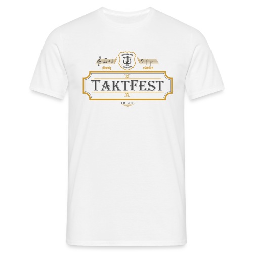 TaktFest_bk - Männer T-Shirt