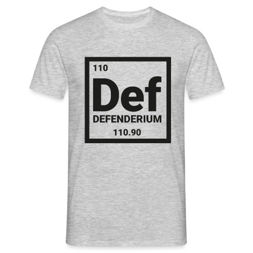 DEFENDERIUM BLACK - Mannen T-shirt