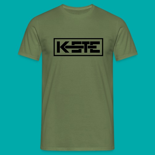 K-STE Logo schwarz - Männer T-Shirt