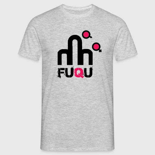 T-shirt FUQU logo colore nero - Maglietta da uomo