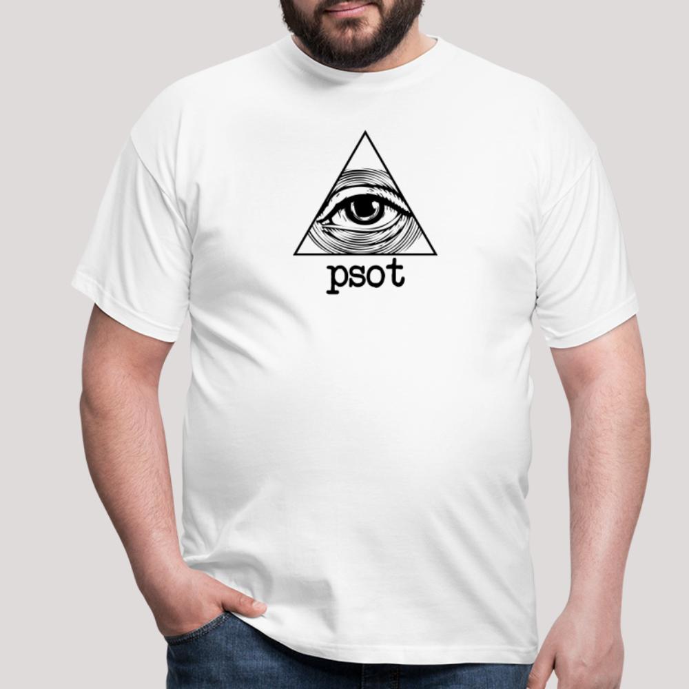 psot - Männer T-Shirt weiß