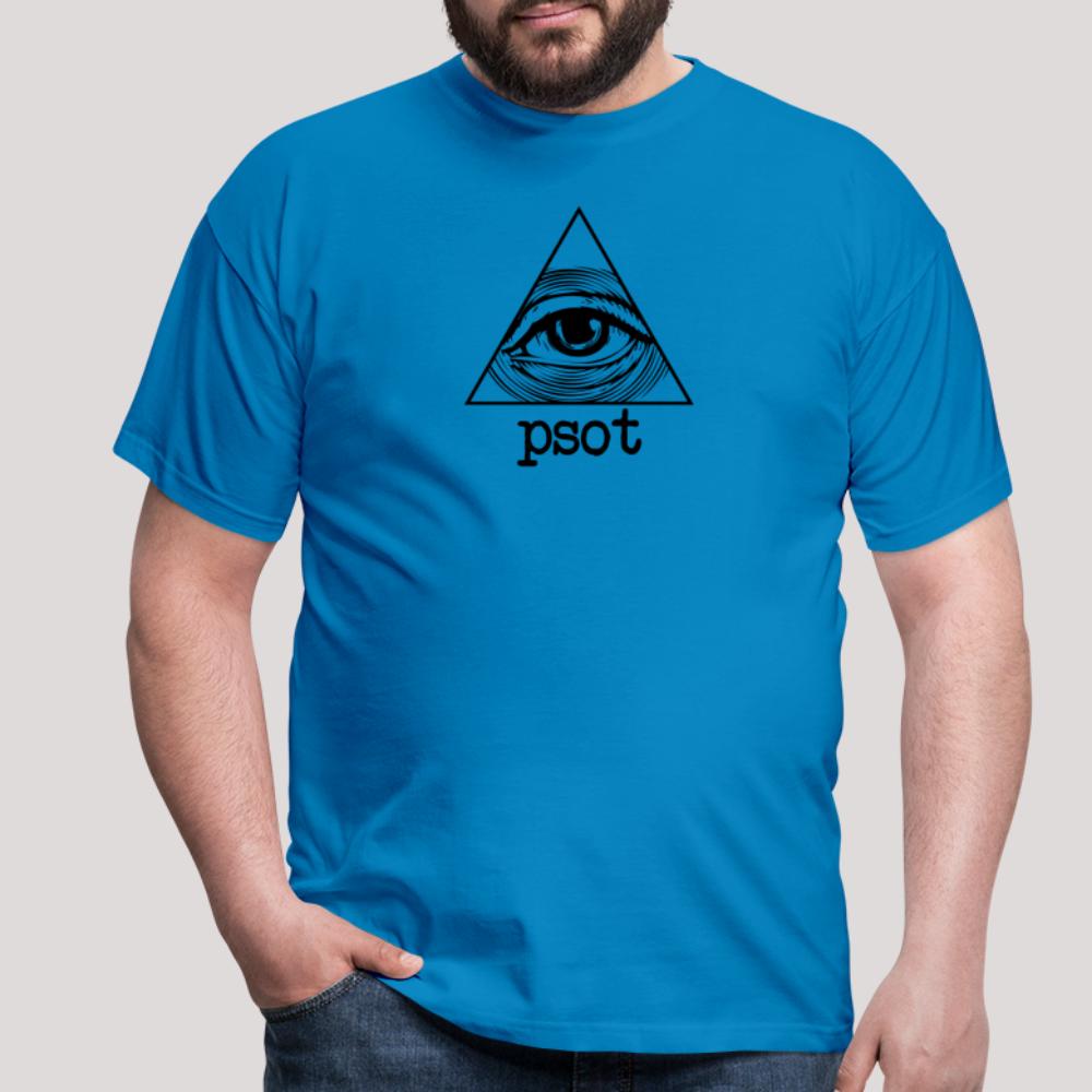 psot - Männer T-Shirt Royalblau
