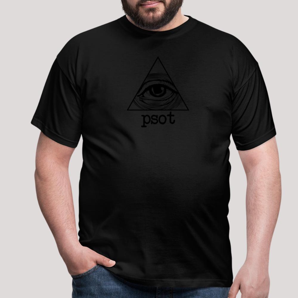 psot - Männer T-Shirt Schwarz