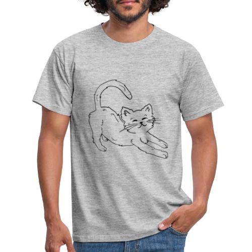 Happy Cat - Männer T-Shirt