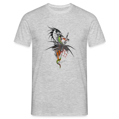 Dragon Sword - Drachenkampf - Männer T-Shirt
