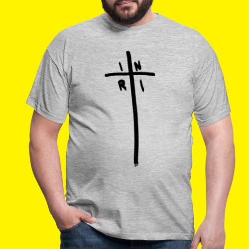 Cross - INRI (Jesus of Nazareth King of Jews) - Men's T-Shirt