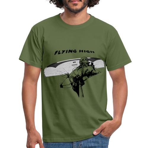 Paragliding flying high design - Men's T-Shirt