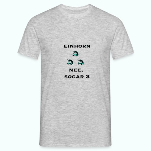 3xeinhorn - Männer T-Shirt