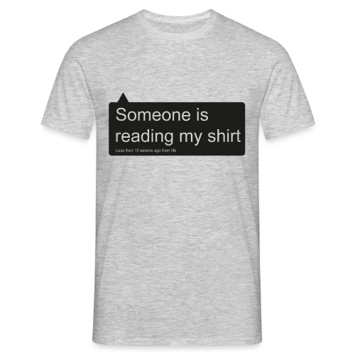 Text - Mannen T-shirt