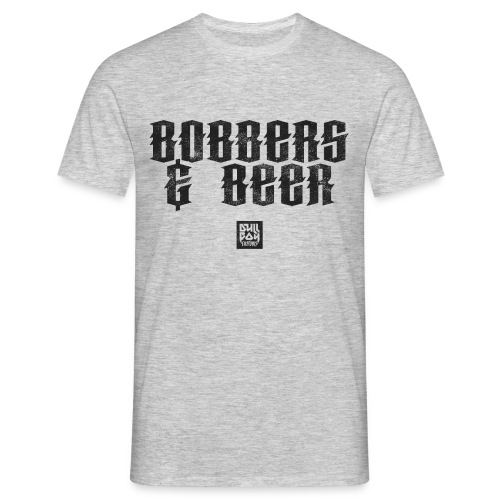Bobbers & Beer black - T-skjorte for menn