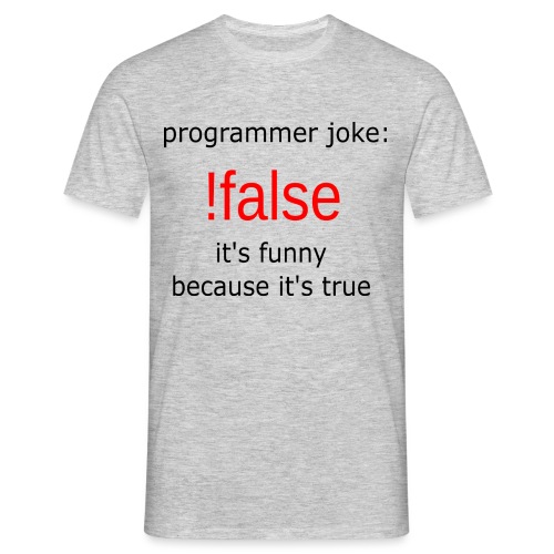programmerjoke - Mannen T-shirt